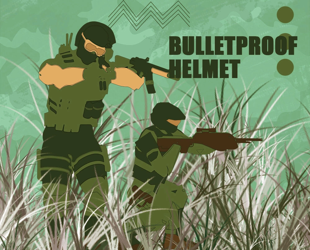 7.62 Bulletproof Nij3a/Nijiiia/9mm/. 44mag/357mag/Pasgt/Mich/Fast Ballistic Helmet