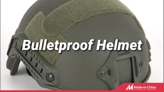 Militärischer schneller kugelsicherer Helm UHMWPE Nij Iiia ballistischer Helm, Tarnung